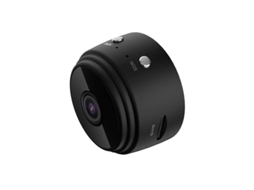(preta) Mini Câmera De Rede Sem Fio 1080p, Wifi Magnético 720p, Lente De 2mm.