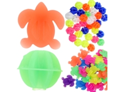 Conjunto De 61 Contas Coloridas Para Decoração De Raios De Bicicleta, Em Plástico Liso, Para Meninos E Meninas.