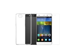 Capa de TPU com Filme de Vidro para Huawei P8 Lite EOOCOO
