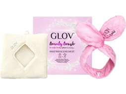 Conjunto Desmaquilhante GLOV Beauty Bomb Com Orelhas De Coelho E GLOV Comfort