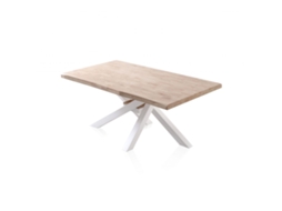 Mesa de jantar Xena Fit 180 Carvalho - Branco 180 x 76 x 100 cm