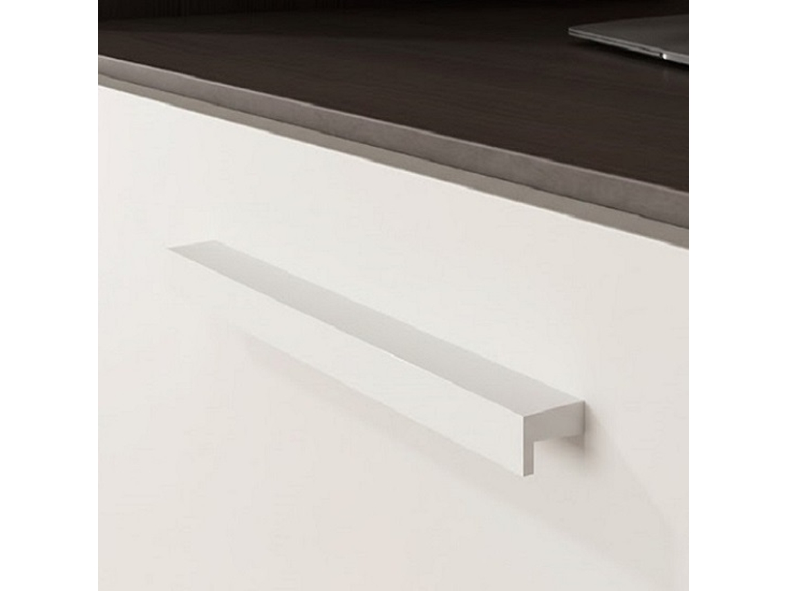Puxador para Móveis de Perfil de Alumínio HARDWAREXCHANGE com 1097x14x18 mm branco mate (1097x14x18 cm)