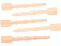 Kallory Conjunto De 6 Peças Adereços Em Escala Para Simulação, Ideais Para Brincar De Casinha E Decorar Miniaturas
