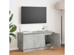 Vidaxl Gabinete Para Tv 100 X 38 X 49 Cm Cinzento Derivados De Madeira