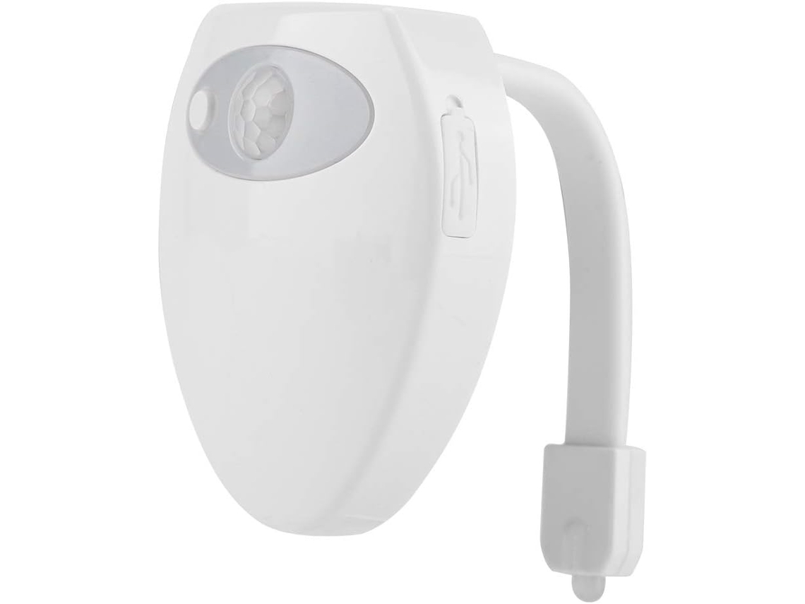 Luz Noturna Led Para Vaso Sanitário , Recarregável, Com Sensor De