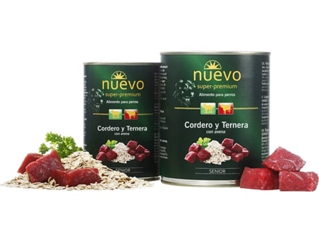 Ração para Cães  (450 g - Húmida - Sénior - Sabor: Cordeiro com Ternera e Aveia)