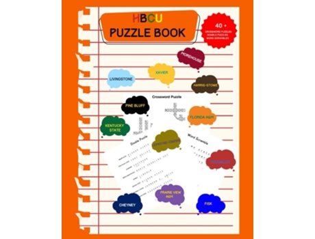 Livro Hbcu Puzzle Book Crosswords, Puzzles Amp Word Scrambles De Broom Hill (inglês)