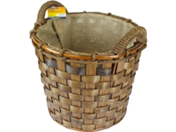 Cesto de leña Orework redondo de 45x45x43 cm
