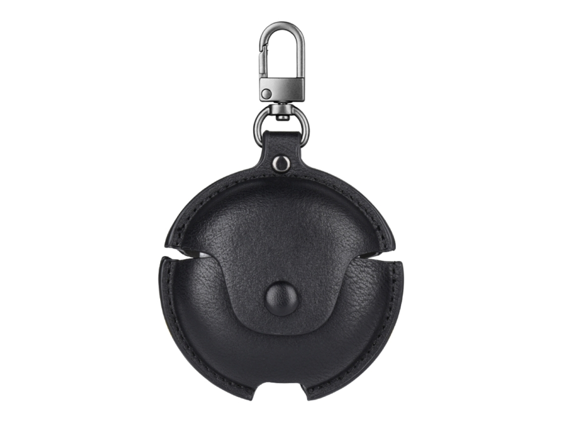 Estojo Protetor Halinuia Couro Negócios Modelo F4 (compatível Huawei Freebuds 4, Capa Formal Com Gancho)