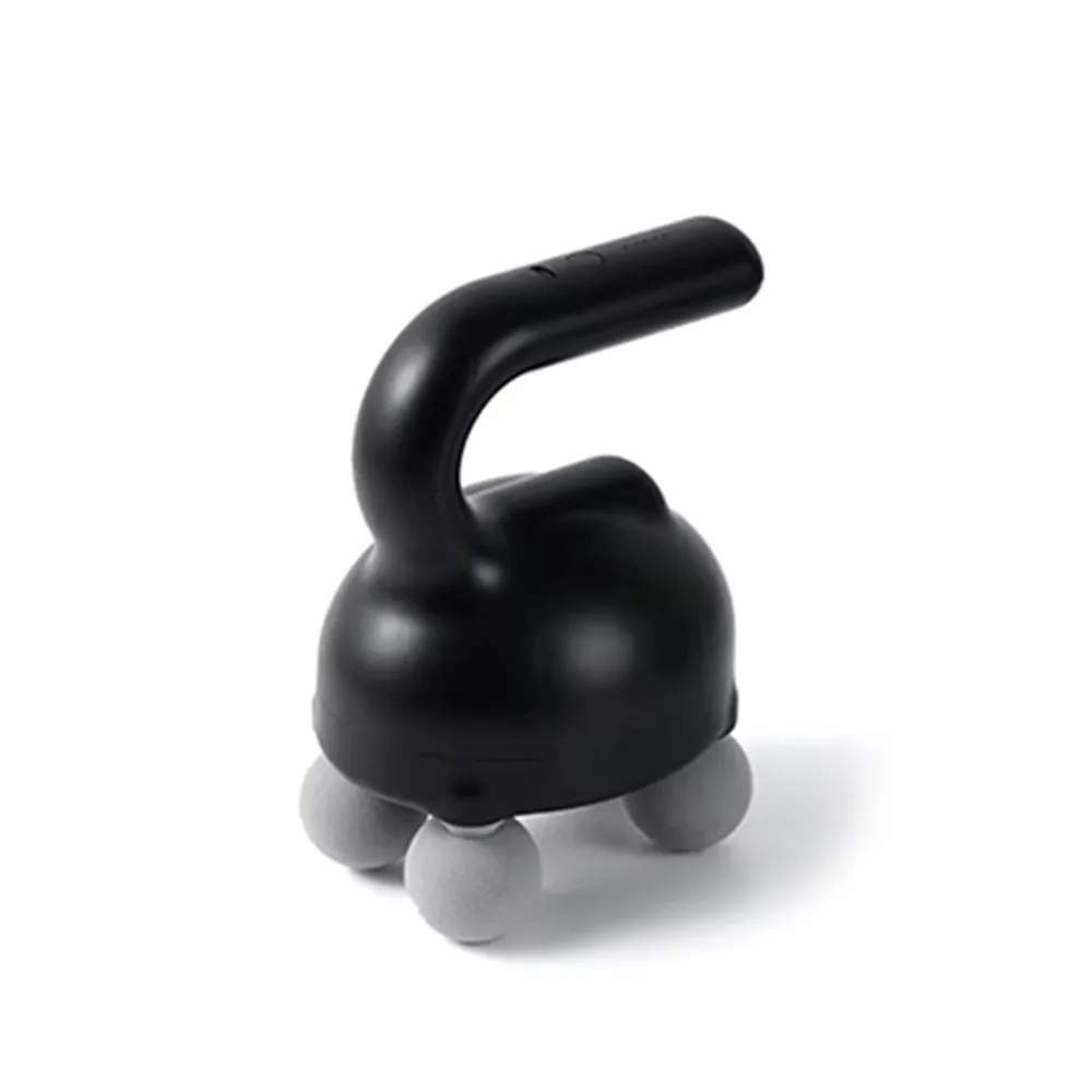 (preto) Massageador Elétrico De Quatro Cabeças Para Relaxamento Muscular Profundo