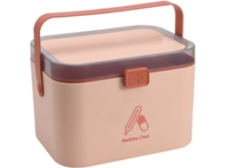 Caixa De Medicamentos Grande Para Uso Doméstico, Primeiros Socorros Dobrável 2 Camadas, Recipiente Portátil Medicamentos, Casa. Aquaforge