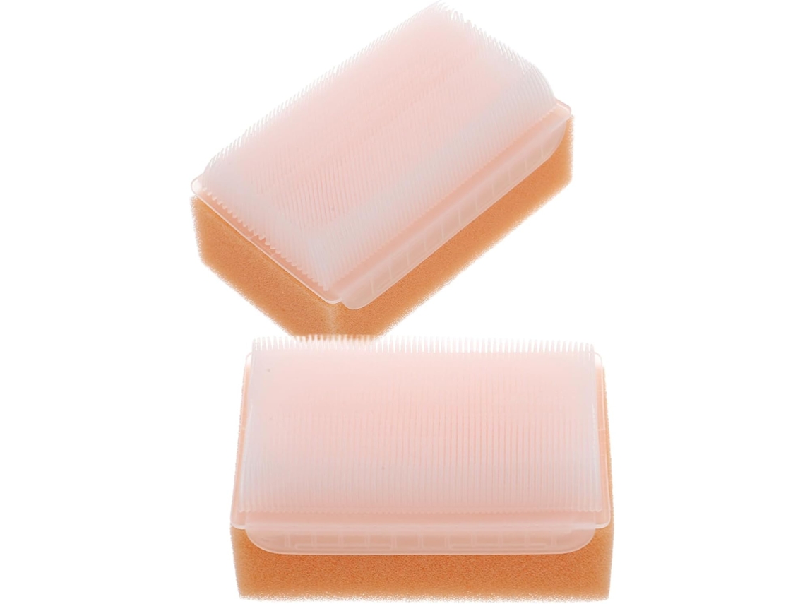 Escova De Massagem Sensorial Mobestech 2 Peças Para Esfoliação Corporal, Escova Para Crosta Láctea E Ferramentas De