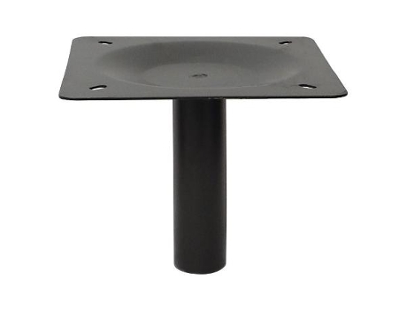 Columna ø50 con placa p/alt 205 negro mate solo para bases begga e iza.