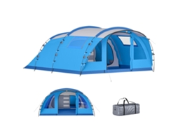 Tenda Túnel Familiar para 4 Pessoas com 3 Quartos VOLTEDGE