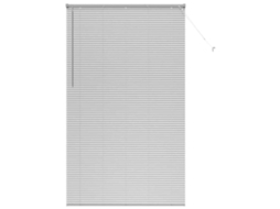 Conjunto 1 Persianas Venecianas Vidaxl Prateado Alumínio (220 X 125 Cm)