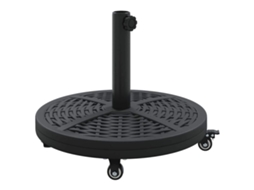 Maison Exclusive - Base Para Chapéu De Sol 15.2 Kg Preto Ferro Circular