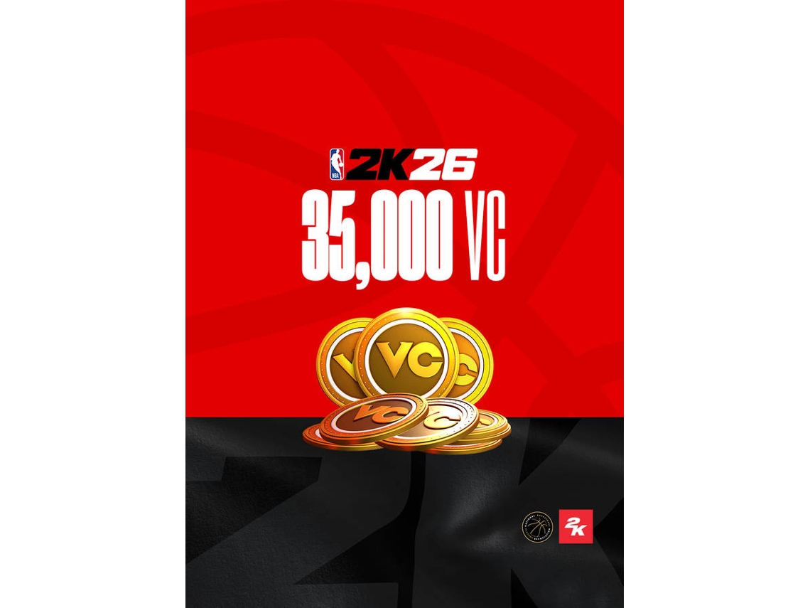 Cartão de Descarga NBA 2K26: 35,000 Virtual Currency Pack (Formato Digital)