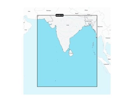 Mapa do subcontinente indiano NAVIONICS SD