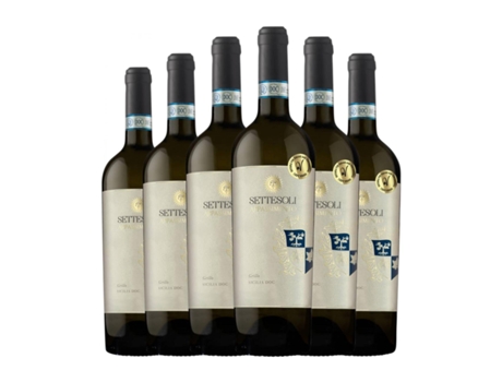 Vinho branco SETTESOLI Appassimento Grillo Sicilia (0.75 L - 6 Unidades)