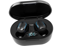 Fone De Ouvido Sem Fio Mini Com Estojo Para E Ao Ar Livre, Preto