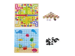 Jogo de tabuleiro interativo para crianças: Xadrez Voador e Connect Five, brinquedo de quebra-cabeça