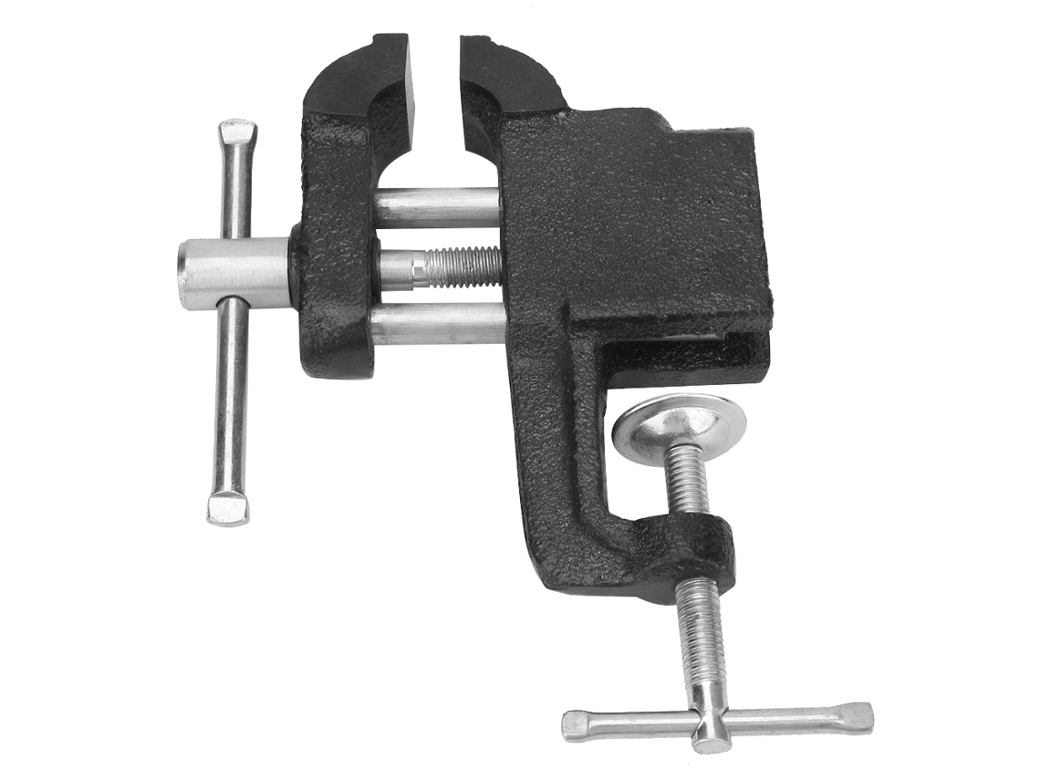 Vise De Bancada De Ferro Fundido Durável Com Mesa Giratória Clamp (40mm)