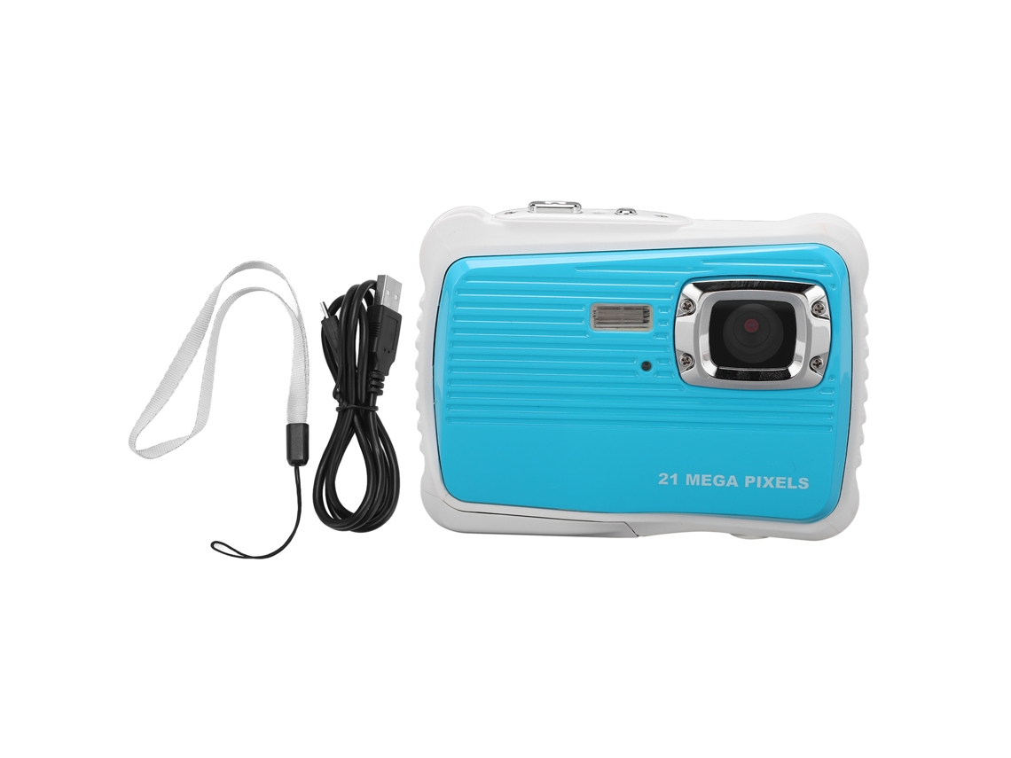Câmera Subaquática Infantil Laxiscreed Com Tela De 2" E 21 Mp Para Crianças Aventureiras