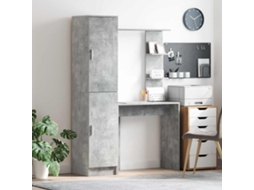 Vidaxl Mesa 2 Pcs Cinzento