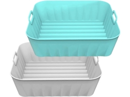2 Panelas De Silicone Para Ar Com 20,8 Cm De Diâmetro