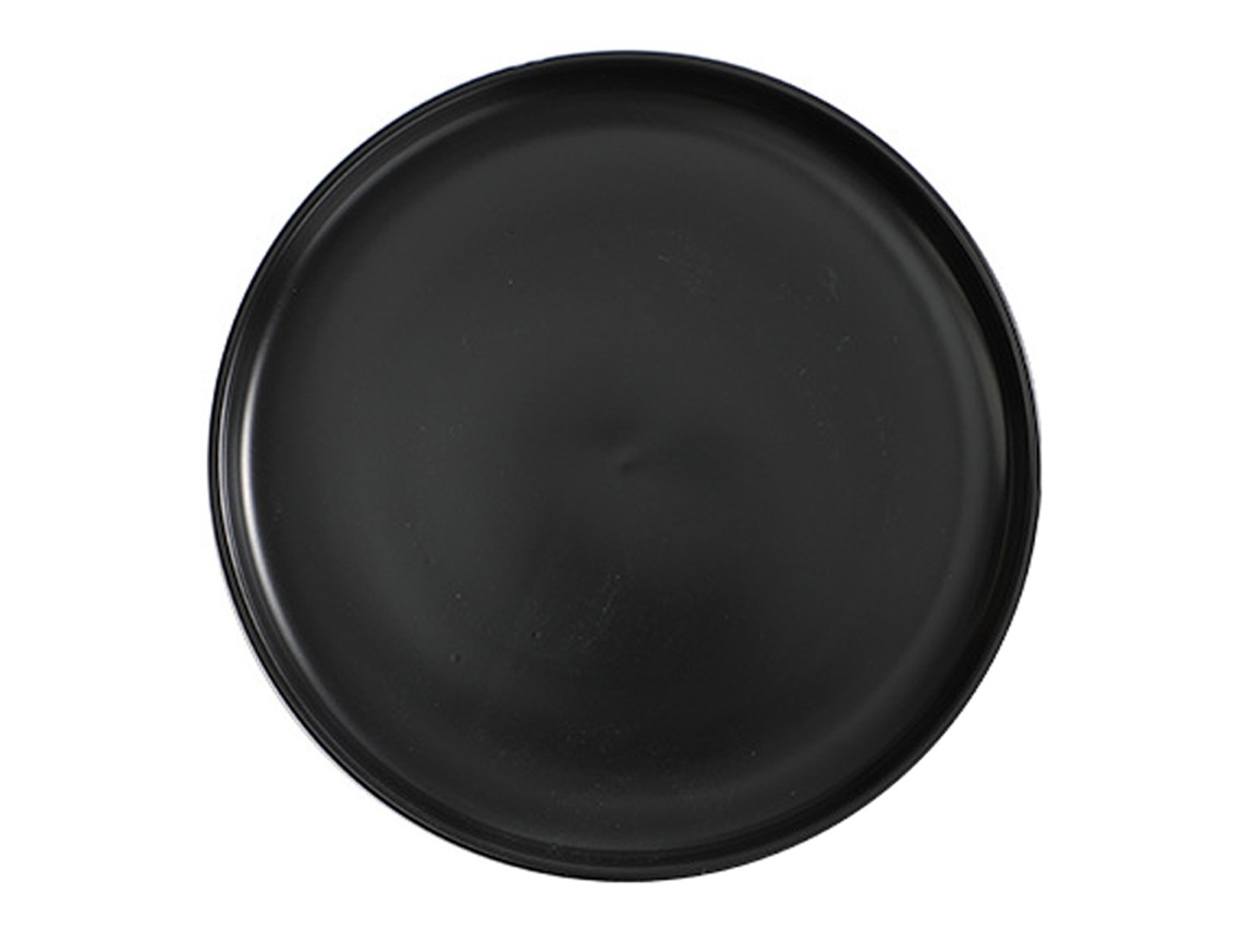 Elysve Prato De Cerâmica Para Bife 6 Polegadas Preto Decoração De Mesa Única E Romântica
