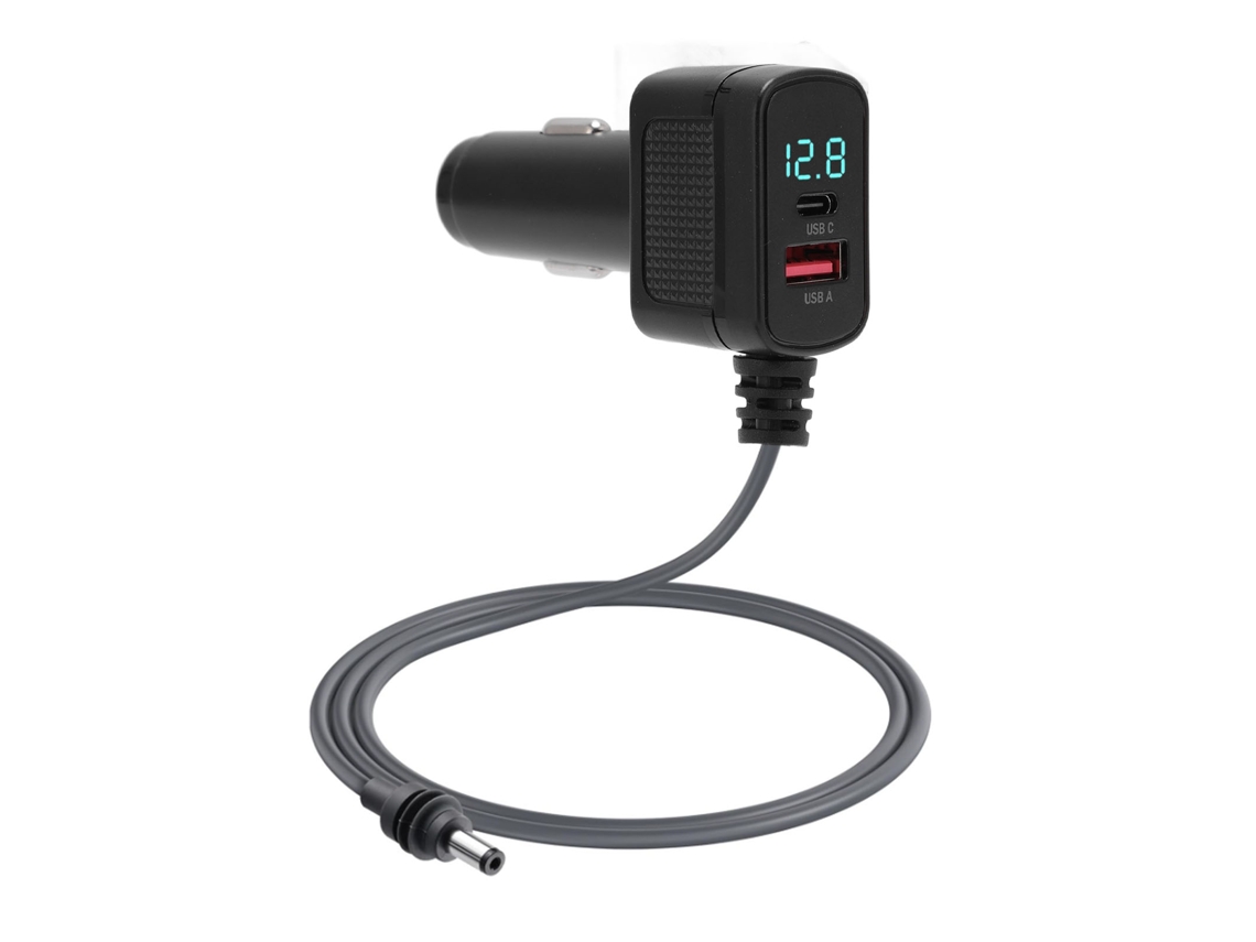 Carregador Carro LAXISCREED 12 24v Display Digital 3m
