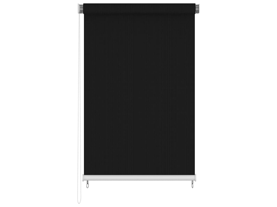 Vidaxl Estore De Rolo Para Exterior 165 (l) X 230 (a) Cm Preto