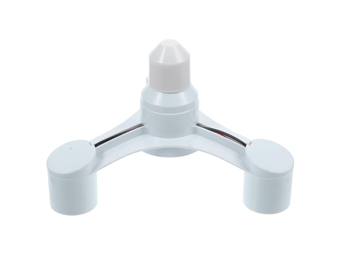 Adaptador De Soquete Para Lâmpada Led E27, Divisor E27 Branco