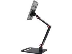 Suporte Magnético Para Celular Smartphone Com Altura Ajustável, Suporte Giratório De 360-graus Para Tablet E Mesa