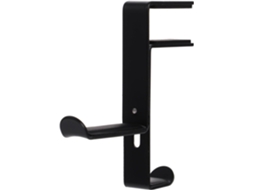 Suporte De Mesa Para Fones Ouvido Nolitoy Em Metal Preto, Portátil E Resistente Ao Desgaste, Com Gancho Ajustável, Sem
