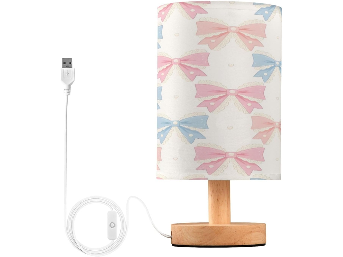 Abajur De Cabeceira In Format Nó Para Quarto, Con Portas De Regamento Usb C, Luminária De Mesa Cabeceira, Luminária
