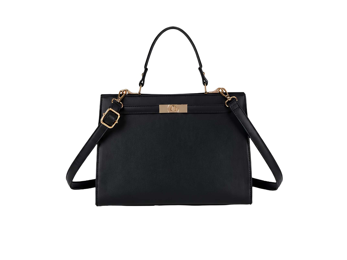 Bolsa de Mão Camélia para Mulher com Design Estructurado e Fecho de Metal GALLANTRY