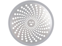 Protetor De Ralo Linjou 4,5 Polegadas Aço Inox Anti-cabelo Filtro Para Banheiro Cozinha Banhada Prata
