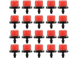 Kit Com 100 Gotejadores Para Irrigação Por Gotejamento, Bicos Aspersores Para Jardim, Irrigação Automática Por Gotejamento Ajustável Em 360° Para