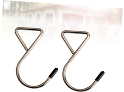 Conjunto De 10 Ganchos Triangulares De Metal Prateado
