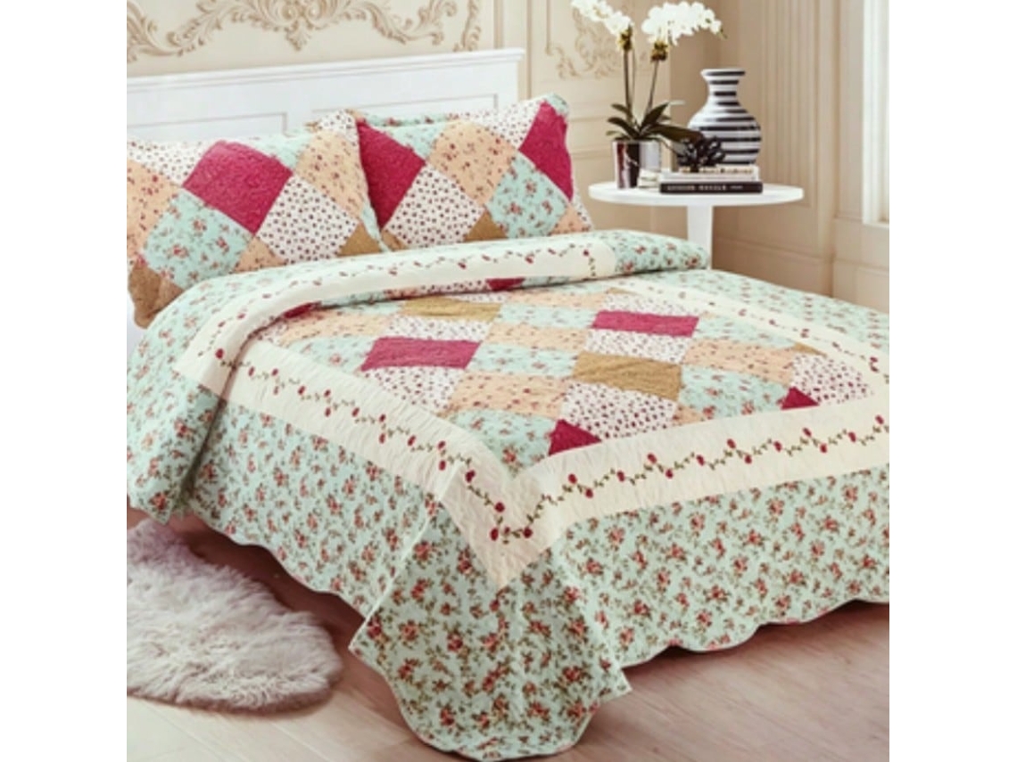 Colcha Estampada Leve Confortável Verão 240x260cm
