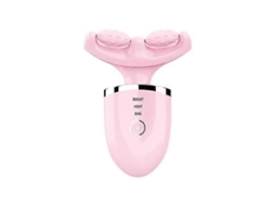Massageador Facial e de Pescoço com Aquecimento Led para Lifting Beleza Facial, Duplo. GOKOCO