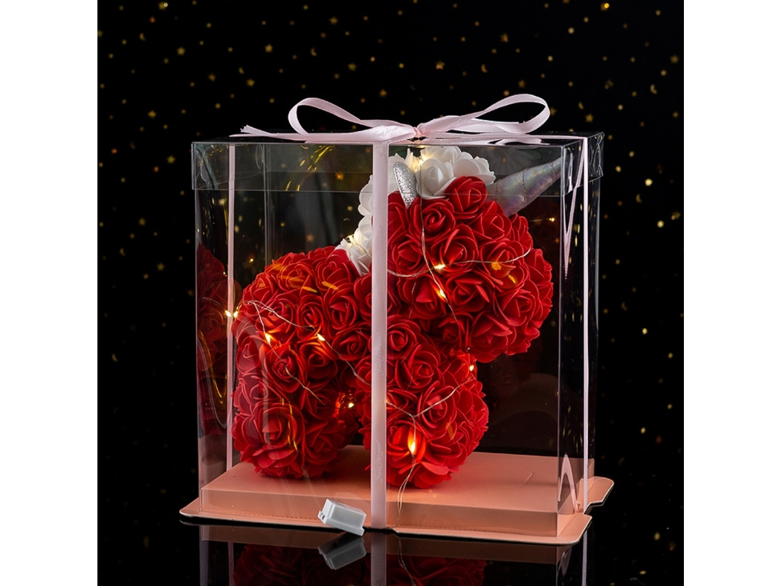 Rosa Eterna LED Presente Natal MARCA