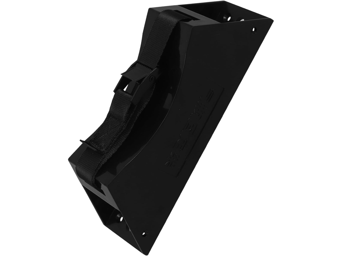 Suporte De Parede Para Cilindro De Gás Preto De 40 Litros Com Alça Ajustável, Cilíndrico.