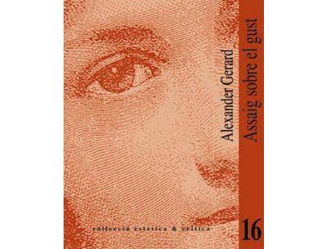 Livro Assaig sobre el gust de Alexander Gerard (Espanhol)
