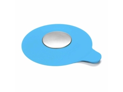 Tapón De Drenaje De Bañera De Silicona Reciclable, Goma Universal Con Ventosa, Azul