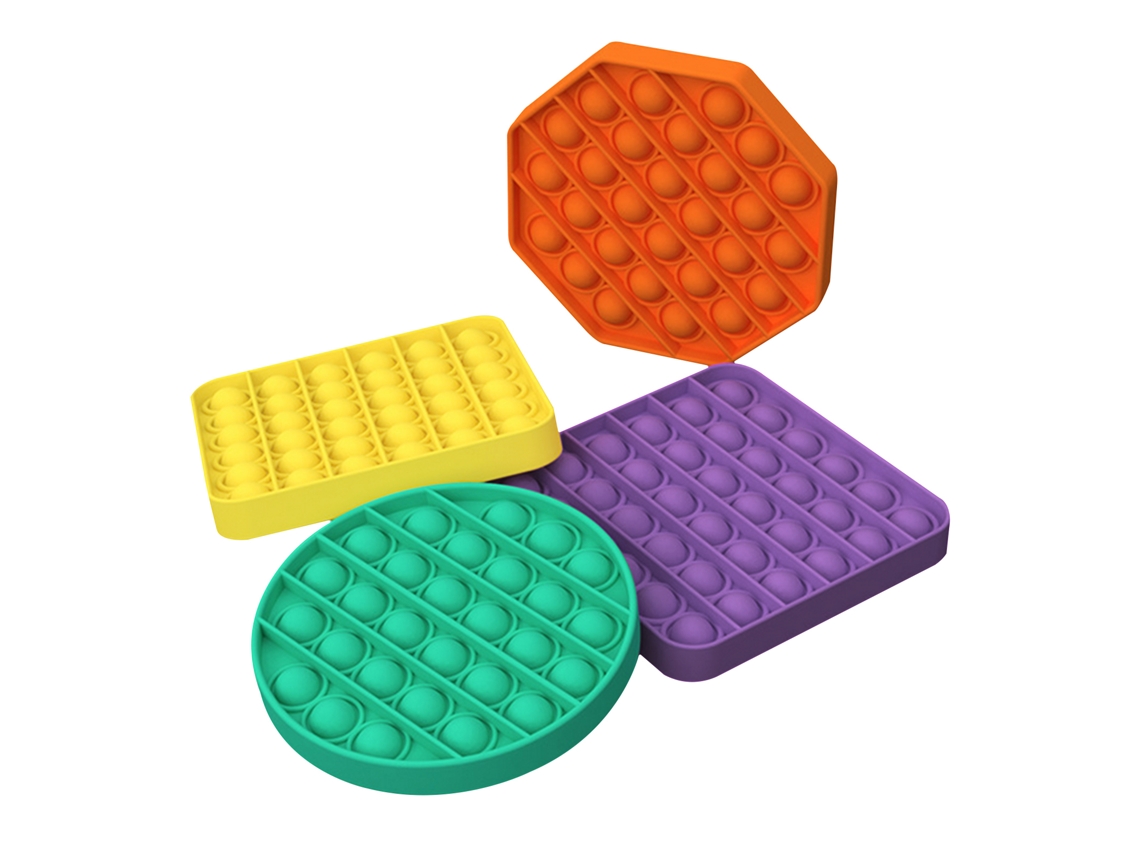 Brinquedo Sensorial Push Bubble Para Aliviar Estresse E Educação Aritmética