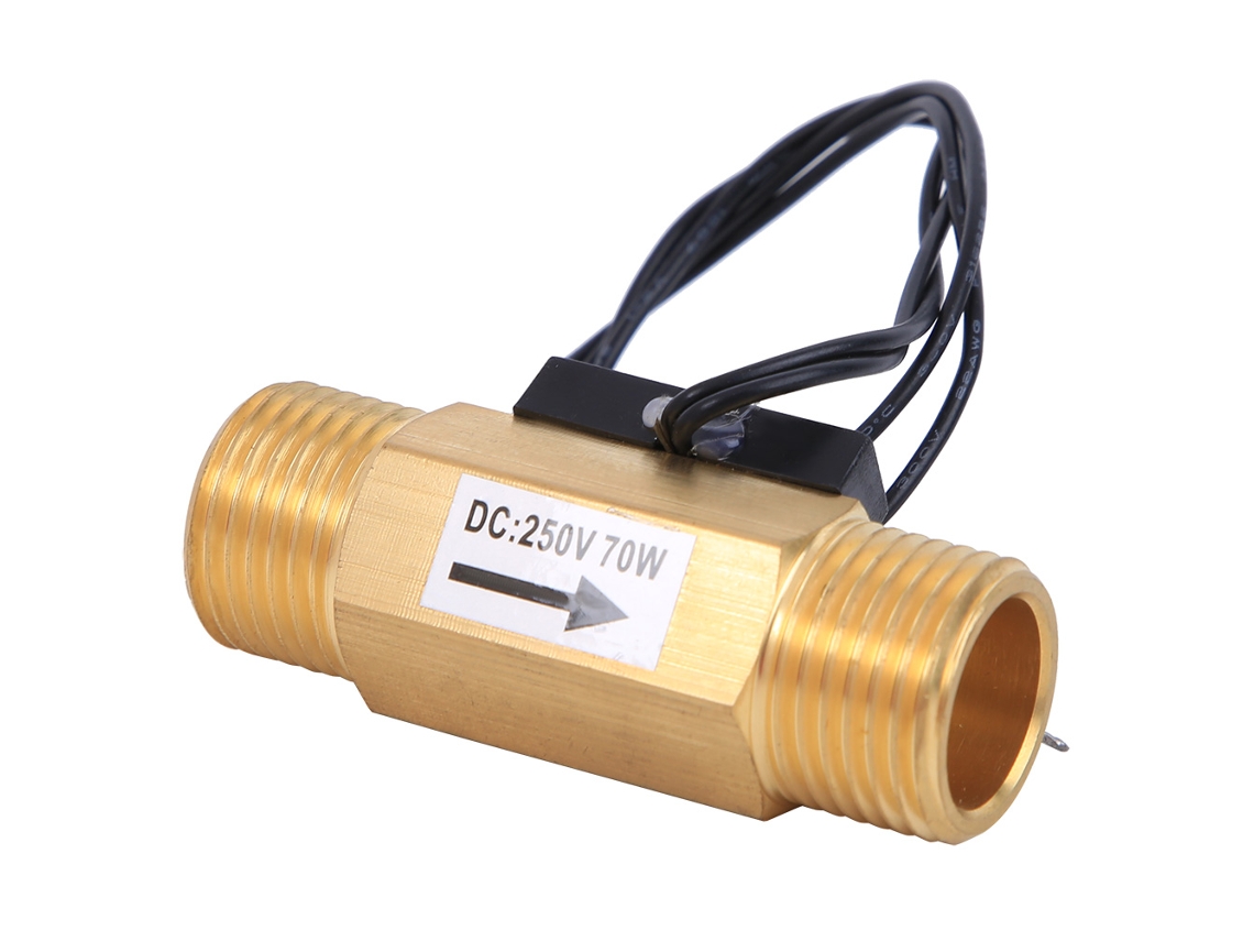 Sensor De Fluxo De Água Com Interruptor 1/2 Polegada