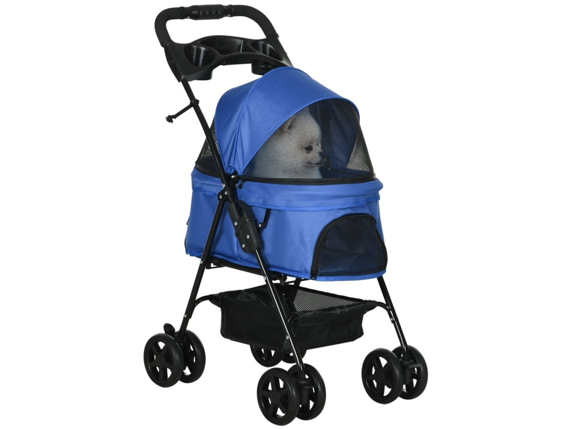 Carrinho 67x45x96cm Oxford Azul Pequeno Dobrável VOLTEDGE