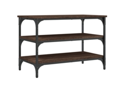 Shoe Bench, Shoe Benches Vidaxl Marrom Madeira Processada (70 X 38.5 X 49 Cm)